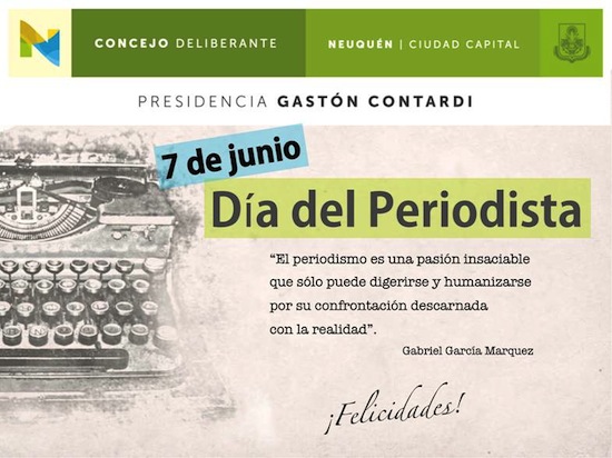 ¡Feliz día del Periodista!