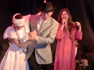 Durante el Show Perfume de Tango