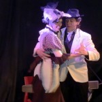 Durante el Show Perfume de Tango
